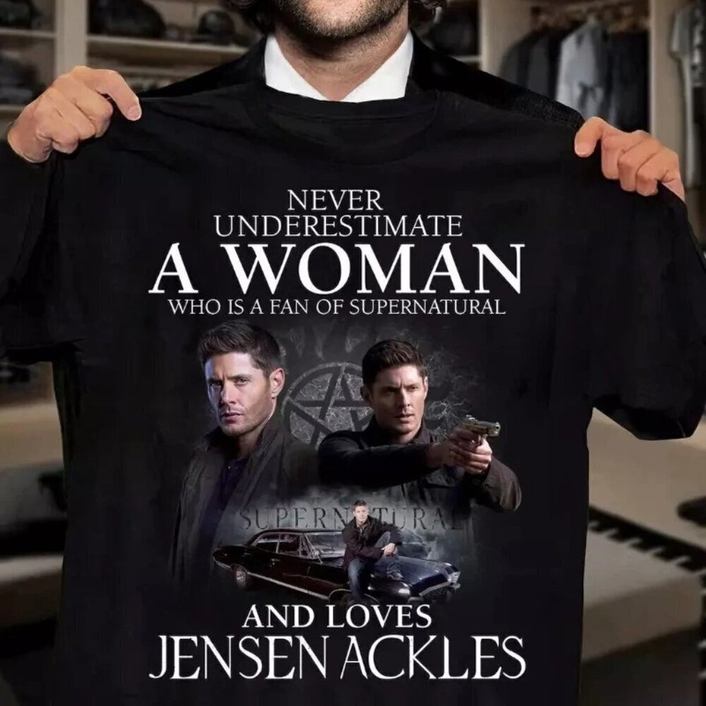 Supernatural Movie Shirt, Winchester Brothers Never Underestimate A Woman .